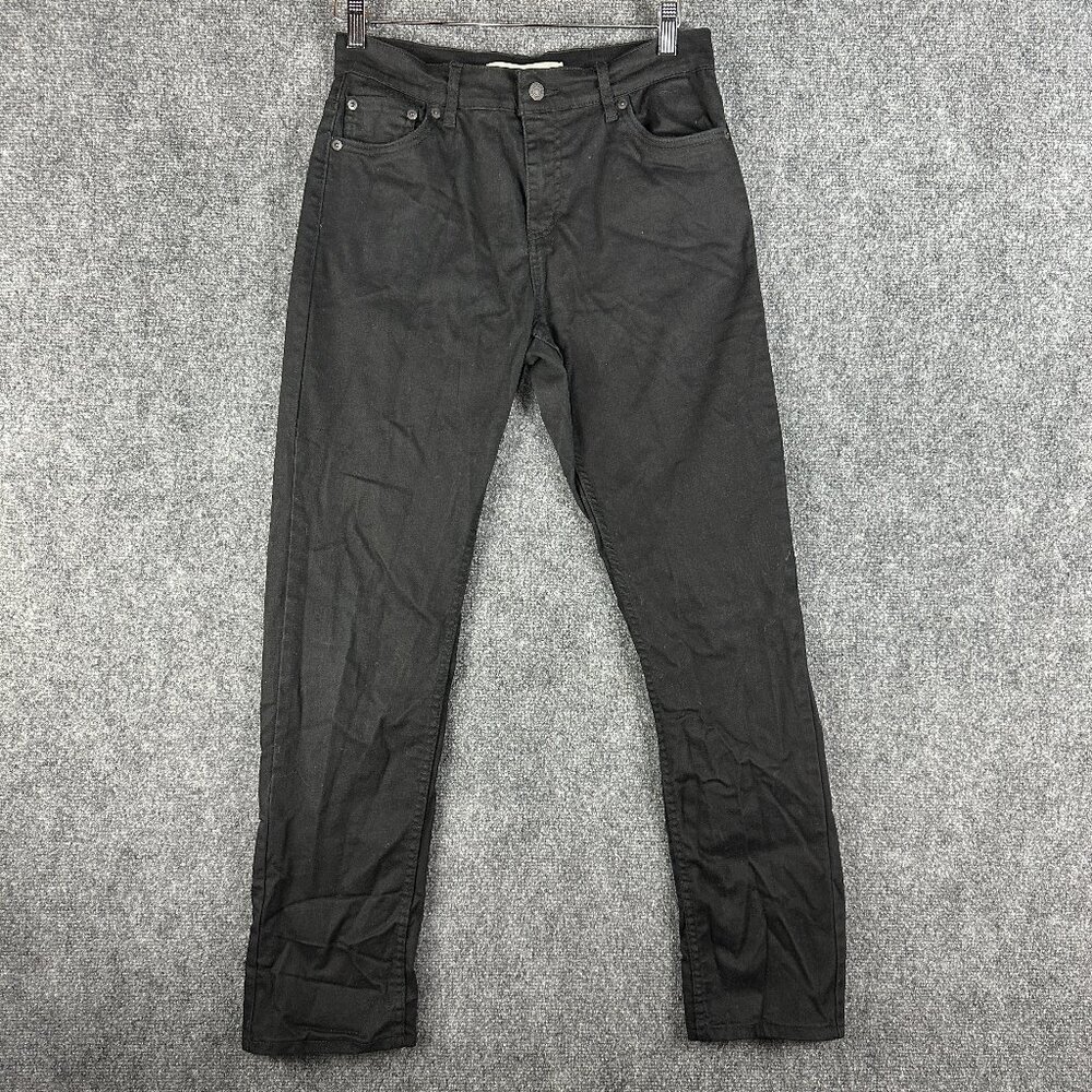 Levis 502 Jeans Boys 20 Regular Taper Black Cotton Stretch Pockets